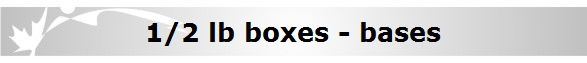 1/2 lb boxes - bases