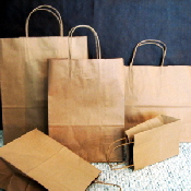 100% recycled paper shoppers
