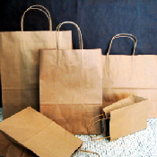 100% recycled paper shoppers
