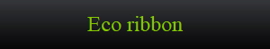 Eco ribbon