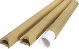 mailing tubes crimped ends