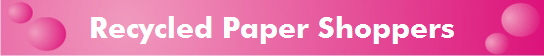 Recycled Paper Shoppers