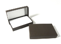 Cardboard Gift Card in espresso brown
