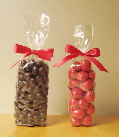 clear standup bags, great for candy buffet