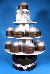 cupcake tower brown