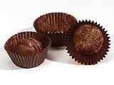 candy cups brown