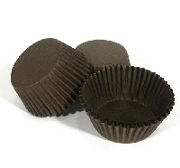 cupcake liner brown 2