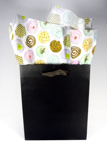cupcake tissue bag sml