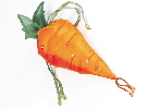 CARROT organza pouch