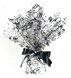 black jewel cello basket wrap