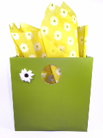 mod green daisy
