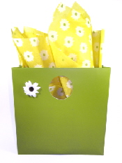 mod green daisy